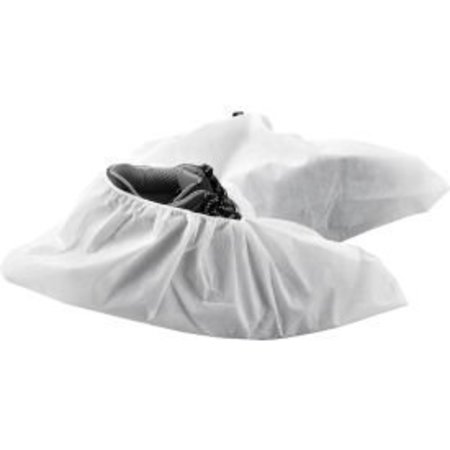 GLOBAL EQUIPMENT Global Industrial„¢ Skid Resistant Disposable Shoe Covers, Size 12-15, White, 150 Pairs/Case KC-PP-CPE-W-XL-SC
